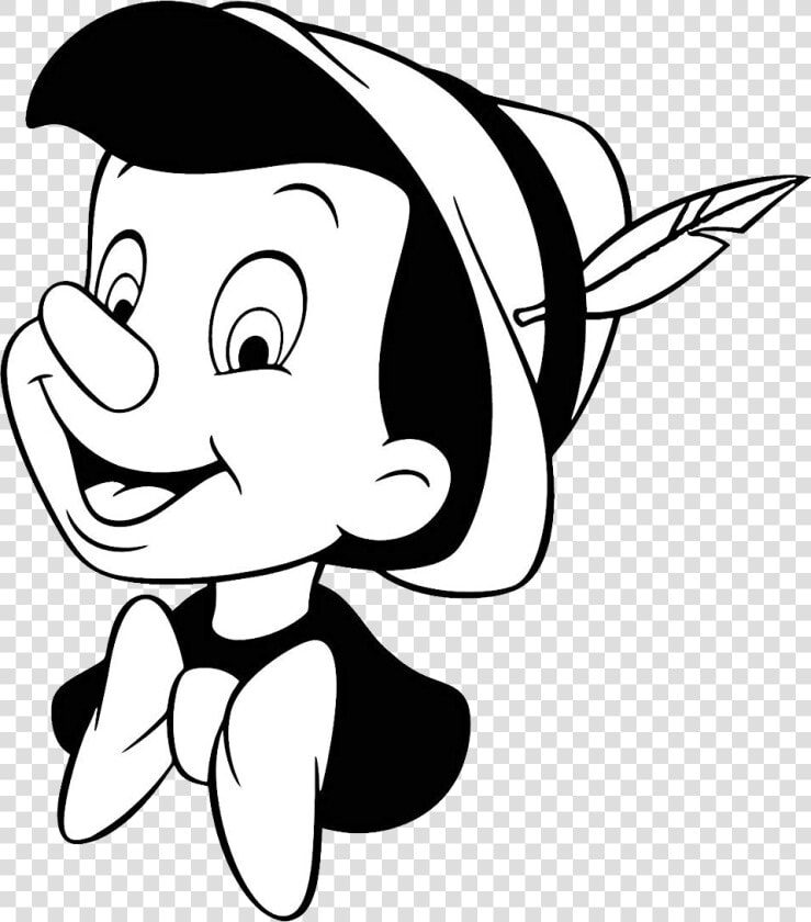 Pinocchio Png   Pinocchio Black And White  Transparent PngTransparent PNG