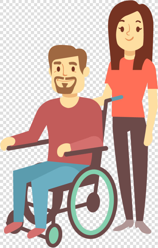 Book Weekly Or Daily Visits As Little As 2 Hours At   Helping Disabled Person Clipart  HD Png DownloadTransparent PNG