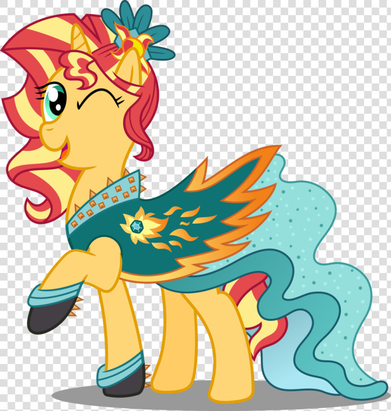 Pony Crystal Gala   Sunset Shimmer Dress Pony  HD Png DownloadTransparent PNG