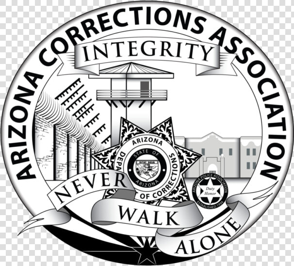 Maine Probation Parole Officer Badge Clipart Black   Badge Arizona Department Of Corrections  HD Png DownloadTransparent PNG