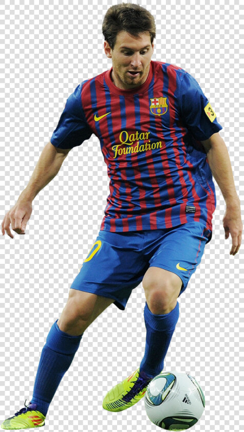 Lionel Messi 2011 Qatar Foundation  Hd Png Download   Ronaldo Vs Messi Png  Transparent PngTransparent PNG