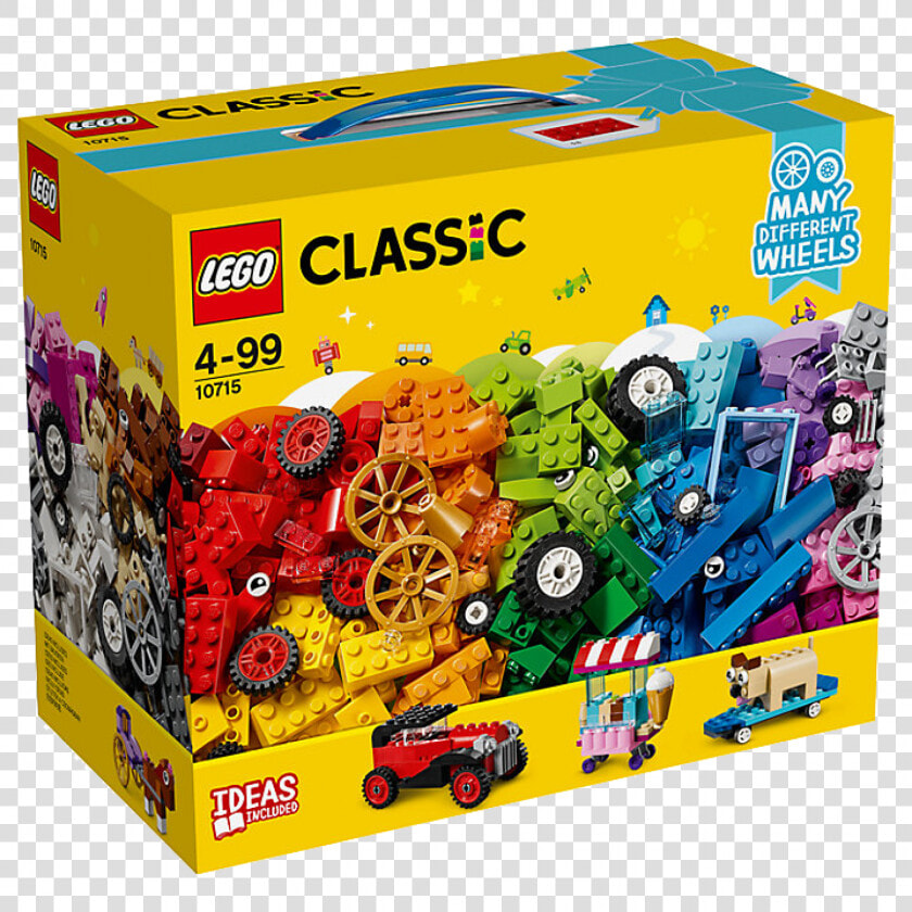 Lego Classic Bricks On A Roll   Lego Classic With Wheels  HD Png DownloadTransparent PNG