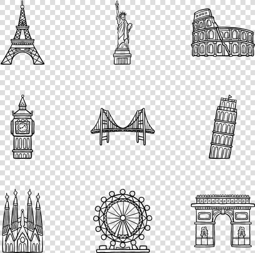 Monuments Of The World   Icons For World Monuments  HD Png DownloadTransparent PNG