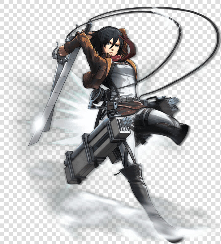 Attack On Titan Png   Mikasa Attack On Titan Art  Transparent PngTransparent PNG