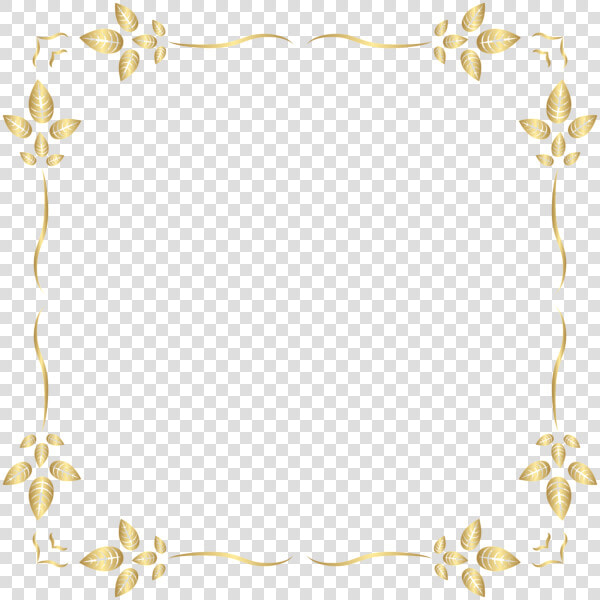 Transparent Golden Frame Clipart   Gold Square Border Png  Png DownloadTransparent PNG