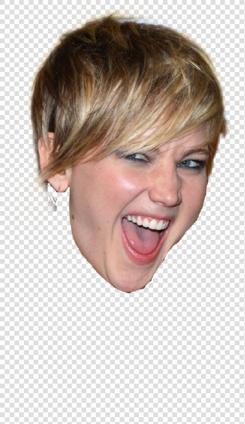  inmyfeelingschallenge  raindropchallenge  backto80s   Jennifer Lawrence Open Mouth  HD Png DownloadTransparent PNG