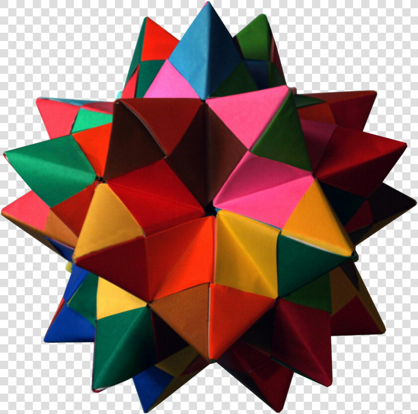 Clip Art Origami Icosahedron   Origami Modular Png  Transparent PngTransparent PNG