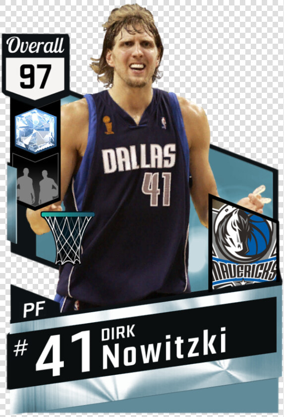 06 Dirk Nowitzki Myteam Diamond Card   Giannis Antetokounmpo 2k Card  HD Png DownloadTransparent PNG