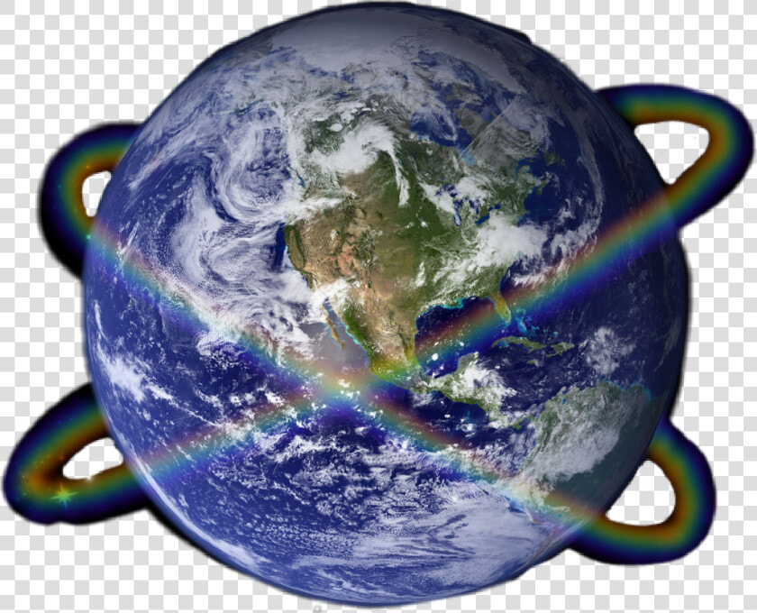  freetoedit  sticker  earth  planet  planets  rainbow   Earth Climate  HD Png DownloadTransparent PNG