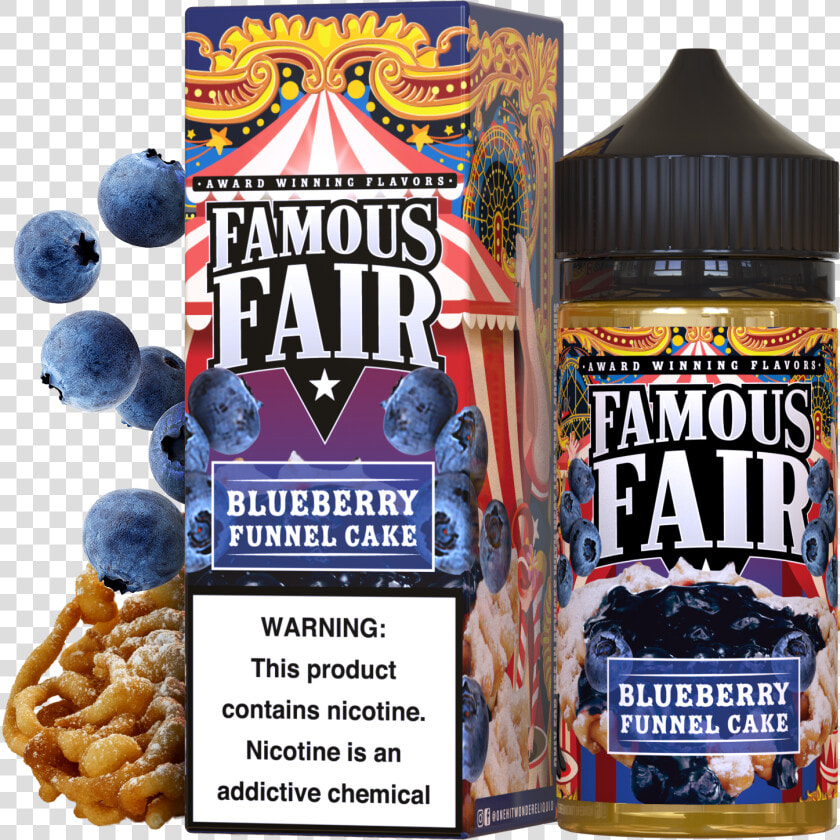 Famous Fair Blueberry Funnel Cake  HD Png DownloadTransparent PNG