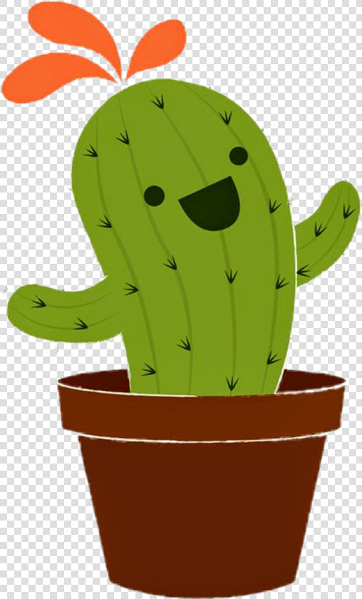  cactus  cacto  feliz  planta   Flor   Flores   Cactus Feliz  HD Png DownloadTransparent PNG