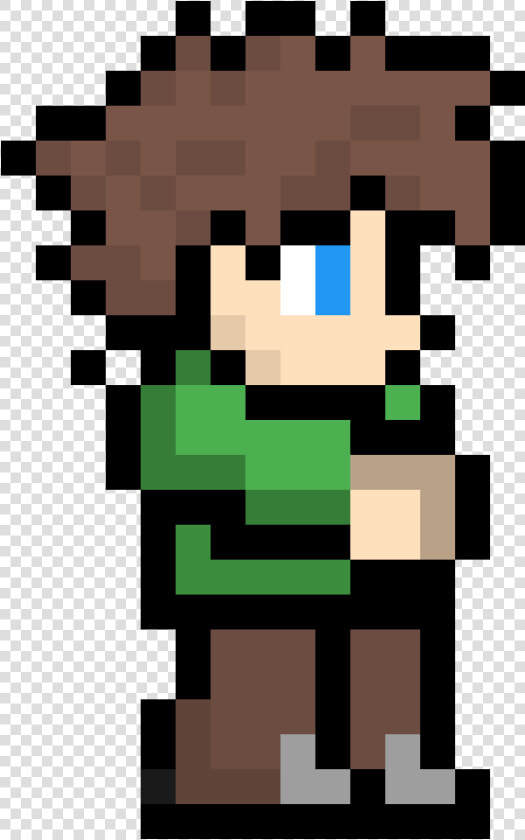 Terraria Character Pixel Art Clipart   Png Download   Terraria Character Png  Transparent PngTransparent PNG