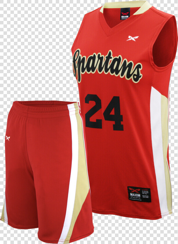 Transparent Basketball Jersey Png   Basketball Jersey Set Red Color  Png DownloadTransparent PNG