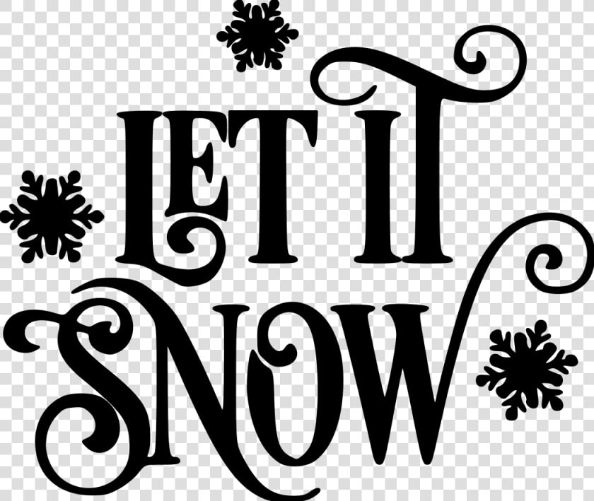 Let It Snow Script File Size   Let It Snow Stencil  HD Png DownloadTransparent PNG