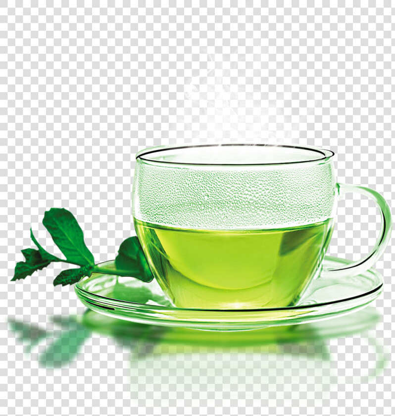 Green Tea Longjing Tea White Tea Flowering Tea   Glass Green Tea Cup  HD Png DownloadTransparent PNG