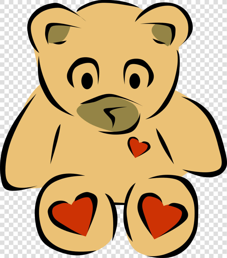 Teddy  Bear  Cuddle  Hearts  Toy  Stylized  Love  Child   Non Living Things Clipart  HD Png DownloadTransparent PNG