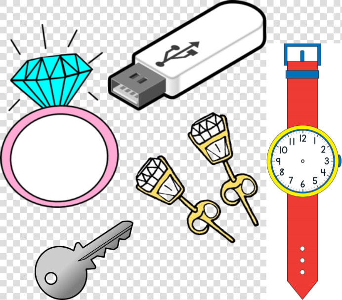 We Have A Collection Of Small Items In The Office Glasses    Usb Flash Drive  HD Png DownloadTransparent PNG