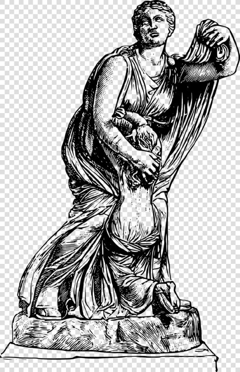 Transparent Zeus Clipart   Greek Statue Clip Art  HD Png DownloadTransparent PNG