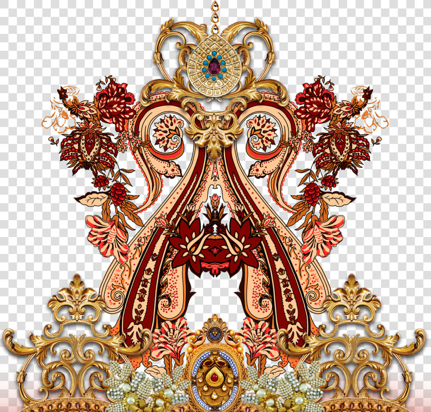 Jewellery Motif Textile Design   Motif  HD Png DownloadTransparent PNG