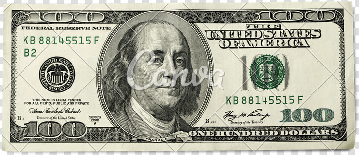 Clip Art Hundred Isolated Photos By   100 Dollar Bill  HD Png DownloadTransparent PNG