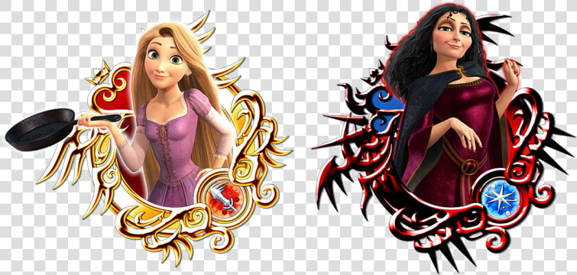 Kh3 Rapunzel Gothel   Khux 7 Star Medal  HD Png DownloadTransparent PNG