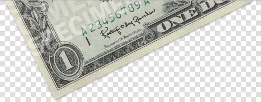 1963  1 Raised Printing   Dollar Bill  HD Png DownloadTransparent PNG