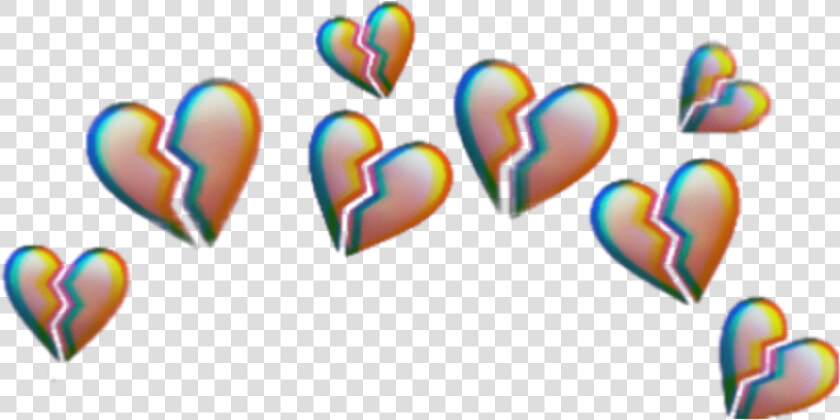  heart crown heartcrown   Blue And Red Heart Emoji  HD Png DownloadTransparent PNG