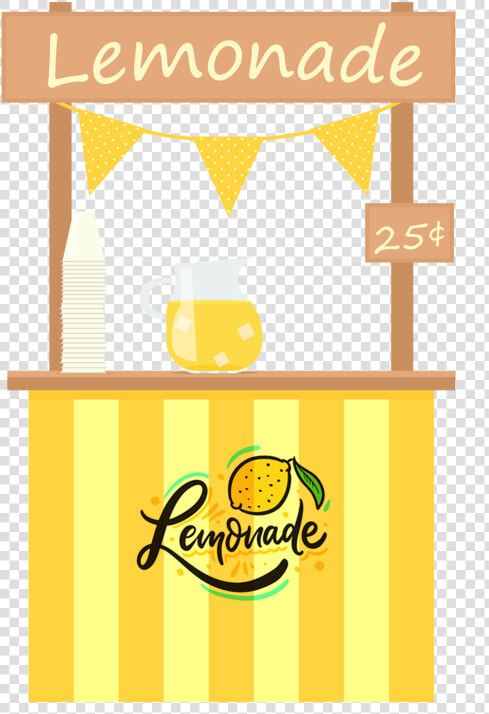 Packages Stand   Cartoon Lemonade Stand  HD Png DownloadTransparent PNG