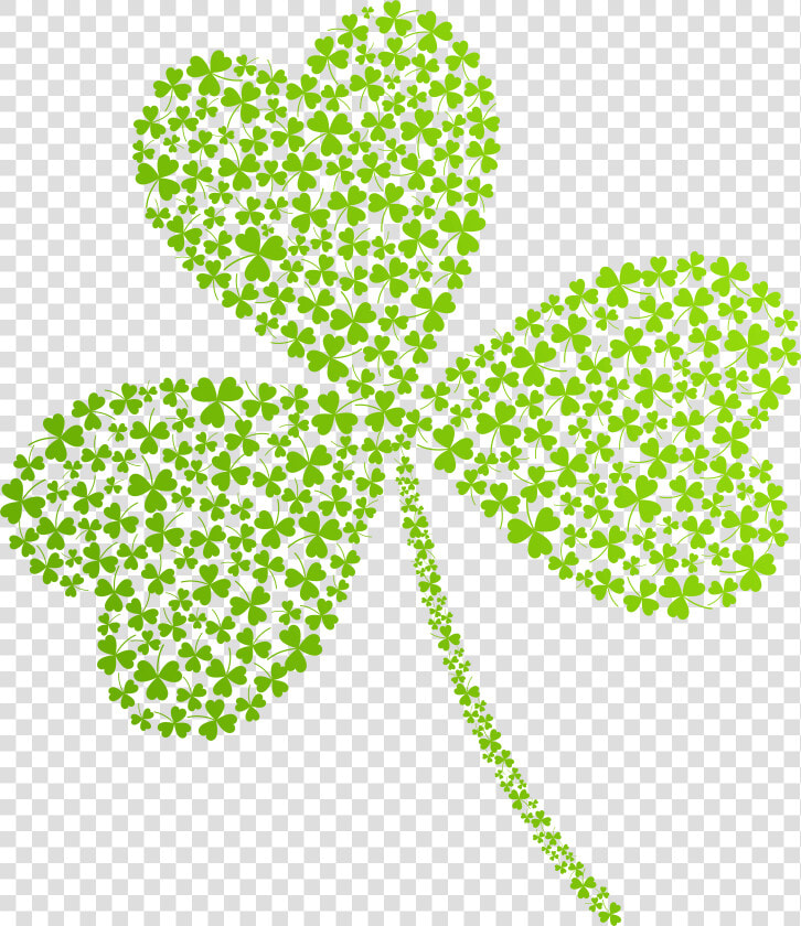 St Patricks Day Shamrock Transparent Clip Art Image   Transparent St Patricks Day  HD Png DownloadTransparent PNG