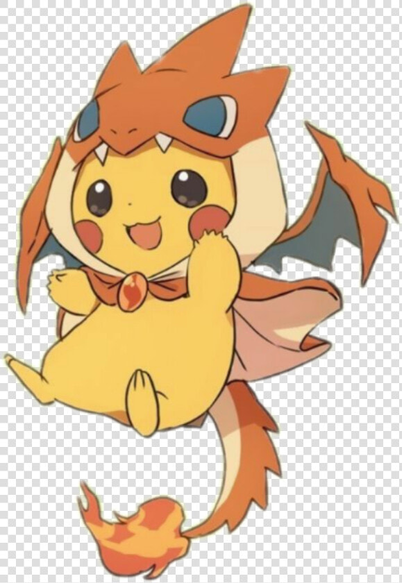 Charizard Freetoedit Pkmn Pokemon Megacharizardy Pikach   Pikachu In Charizard Costumes  HD Png DownloadTransparent PNG