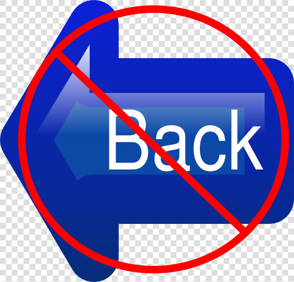 No Back Button Svg Clip Arts   No Back Button  HD Png DownloadTransparent PNG