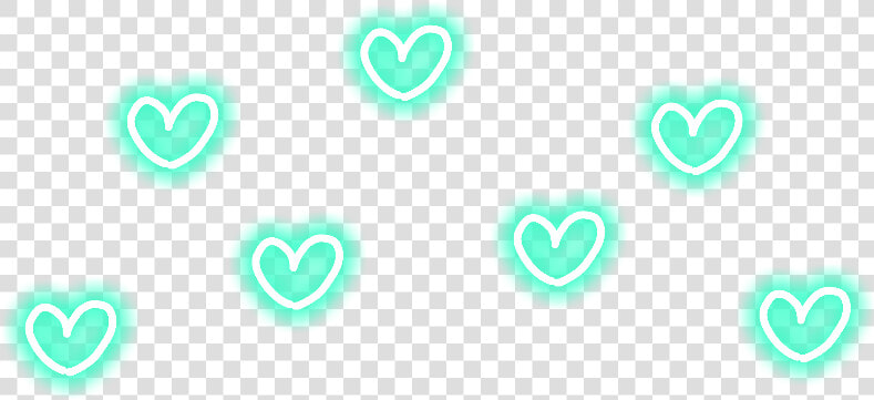  crown  crowns  corona  heart  hearts  corazon  corazones   Corona De Corazones Neon  HD Png DownloadTransparent PNG