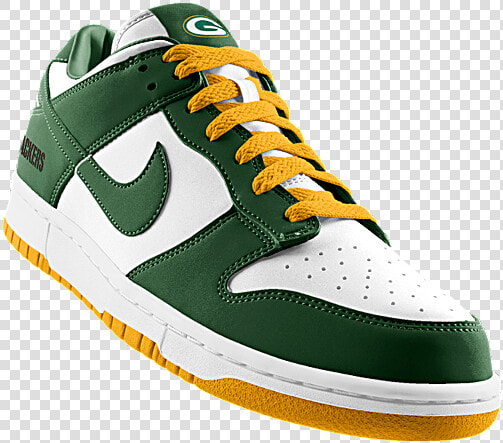 Green Bay Packers Shoes Nikes  HD Png DownloadTransparent PNG