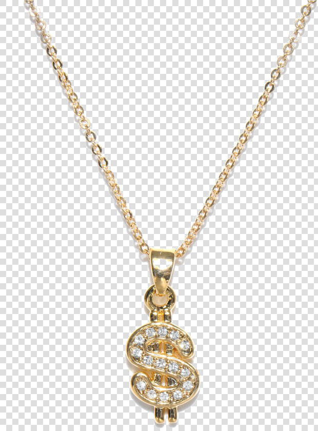 Thug Life Dollar Gold Chain Transparent Image   Dollar Gold Chain Png  Png DownloadTransparent PNG