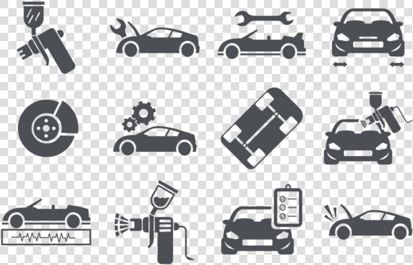 Auto Body Icons Vector   Car Assembly Icon Png  Transparent PngTransparent PNG