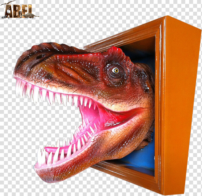 Wall Mounted Animal Head Dinosaur Head For Decorate   Tyrannosaurus  HD Png DownloadTransparent PNG