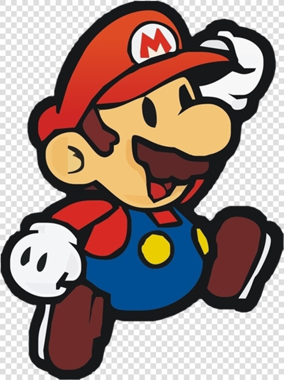 Art Pattern Bros Mario Paper Super   Paper Mario  HD Png DownloadTransparent PNG