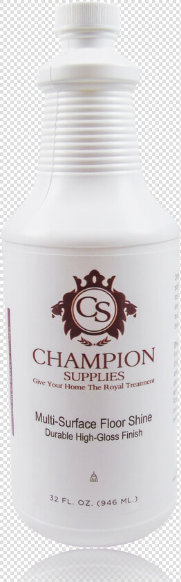 Champion Multi surface Floor Shine   Glass Bottle  HD Png DownloadTransparent PNG