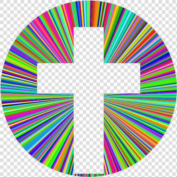 Prismatic Cross With Halo  HD Png DownloadTransparent PNG