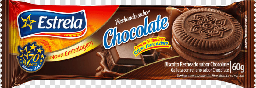 Bolacha De Chocolate Com Recheio De Chocolate  HD Png DownloadTransparent PNG