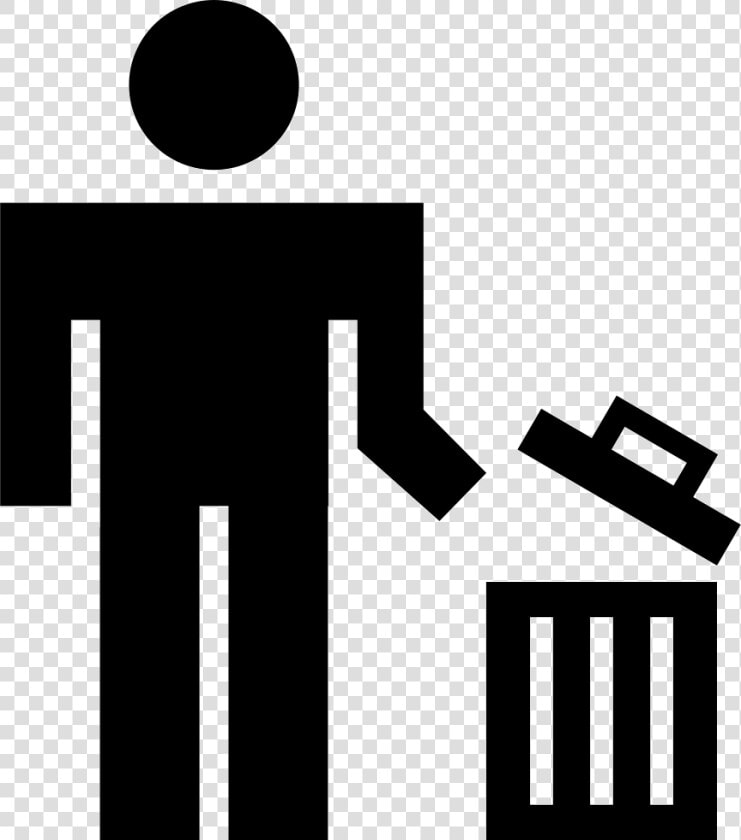 Man Throwing A Can To Trash Container   Boneco Lixo No Lixo  HD Png DownloadTransparent PNG