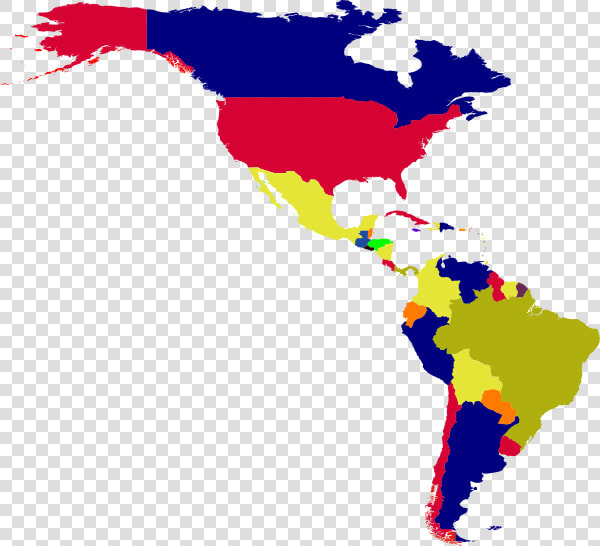 Latin America Simple Clip Art At Clker   Latin America Map Without Background  HD Png DownloadTransparent PNG