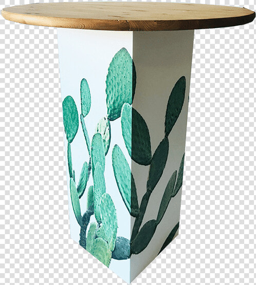 Inspired Environments Green Paddle Cactus Glow Table   Coffee Table  HD Png DownloadTransparent PNG