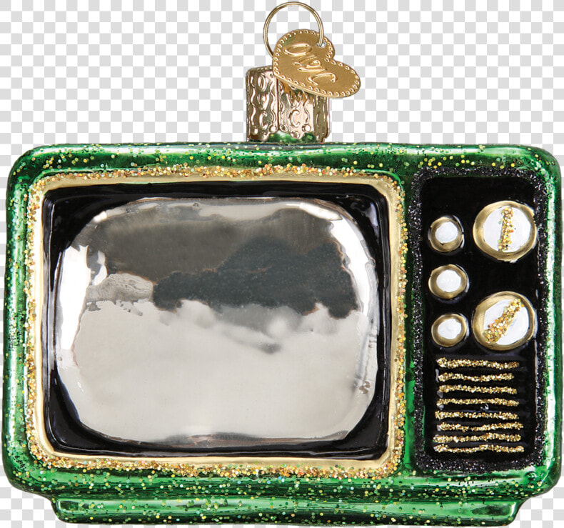 Retro Tube Tv Old World Christmas Ornament   Tv Christmas Ornaments  HD Png DownloadTransparent PNG