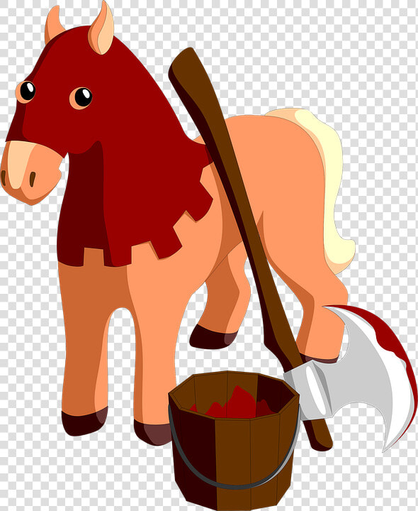 Horse  Executioner  Medieval  Animal   Cartoon  HD Png DownloadTransparent PNG