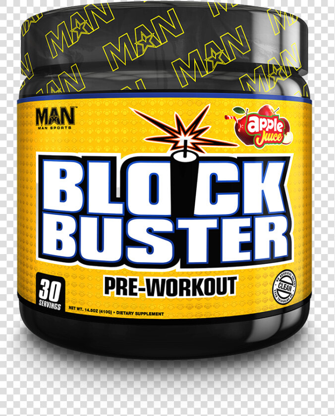 Blockbuster Pre Workout Man Sports  HD Png DownloadTransparent PNG