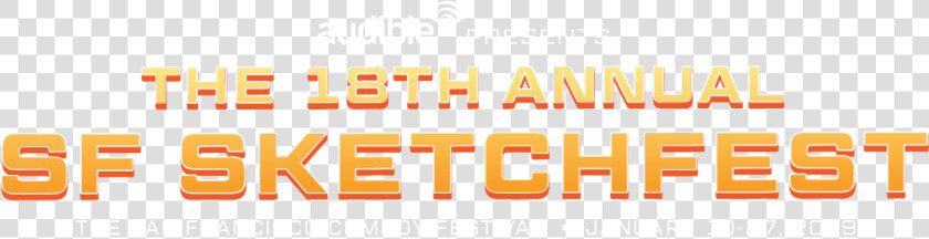 San Francisco Sketchfest Logo Lockup   Orange  HD Png DownloadTransparent PNG