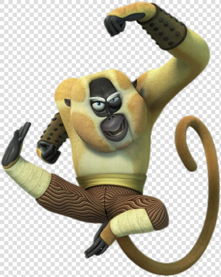 Kung Fu Panda Master Monkey Striking   Kung Fu Panda Master Monkey  HD Png DownloadTransparent PNG