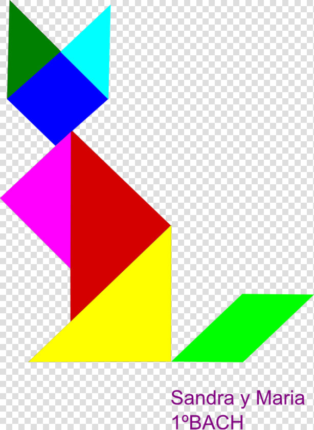 Figuras De Tangram Gato  HD Png DownloadTransparent PNG