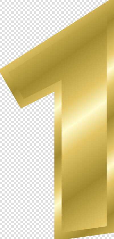 Gold Number Clip Art   Gold Number 1 Clipart  HD Png DownloadTransparent PNG